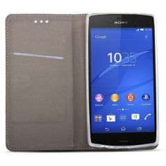 Housse Etui Folio Série Smart Magnet pour SONY Xperia Z3 - Gris