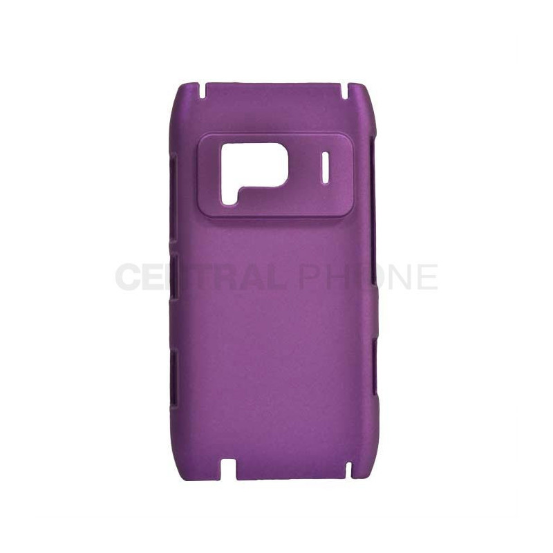 Coque Rigide Soft Touch Touché Gomme pour Nokia N8 - Violet