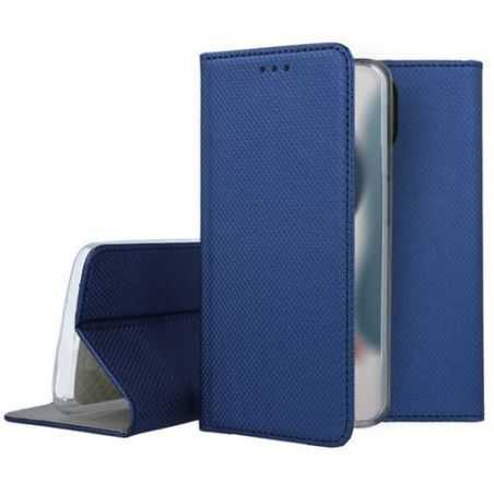 Housse Etui Folio Série Smart Magnet pour Motorola Moto G75 - Bleu