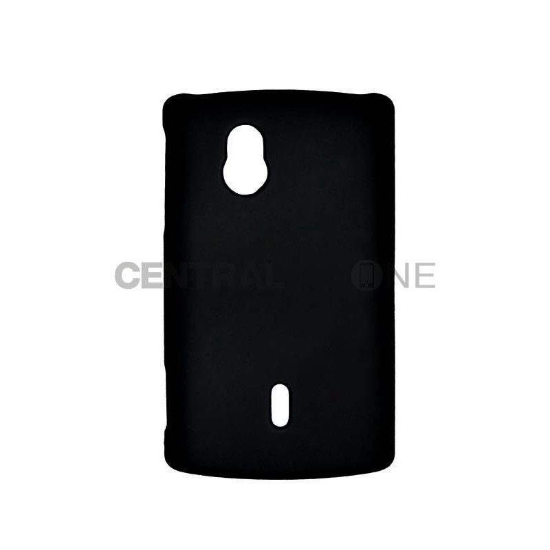 Coque Rigide Soft Touch Touché Gomme pour Sony Ericsson TXT Pro - Noir