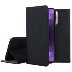 Housse Etui Folio Série Smart Magnet pour Motorola Moto G75 - Noir