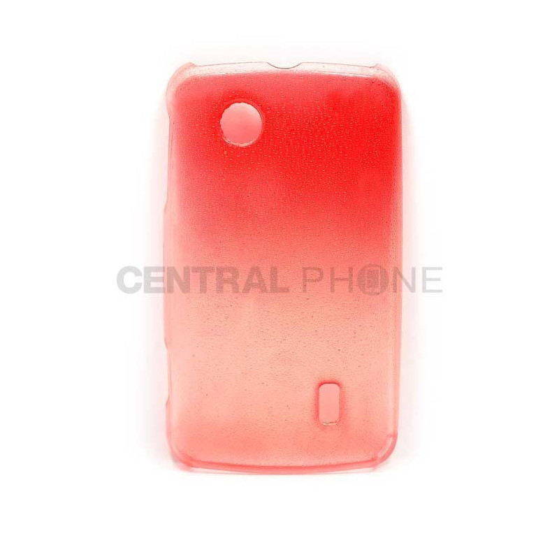 Coque Rigide - Effet Goutte de pluie pour Sony Ericsson Txt Pro - Rouge