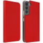 Housse Etui Folio Série Smart Magnet pour Samsung Galaxy S21 FE 5G - Rouge