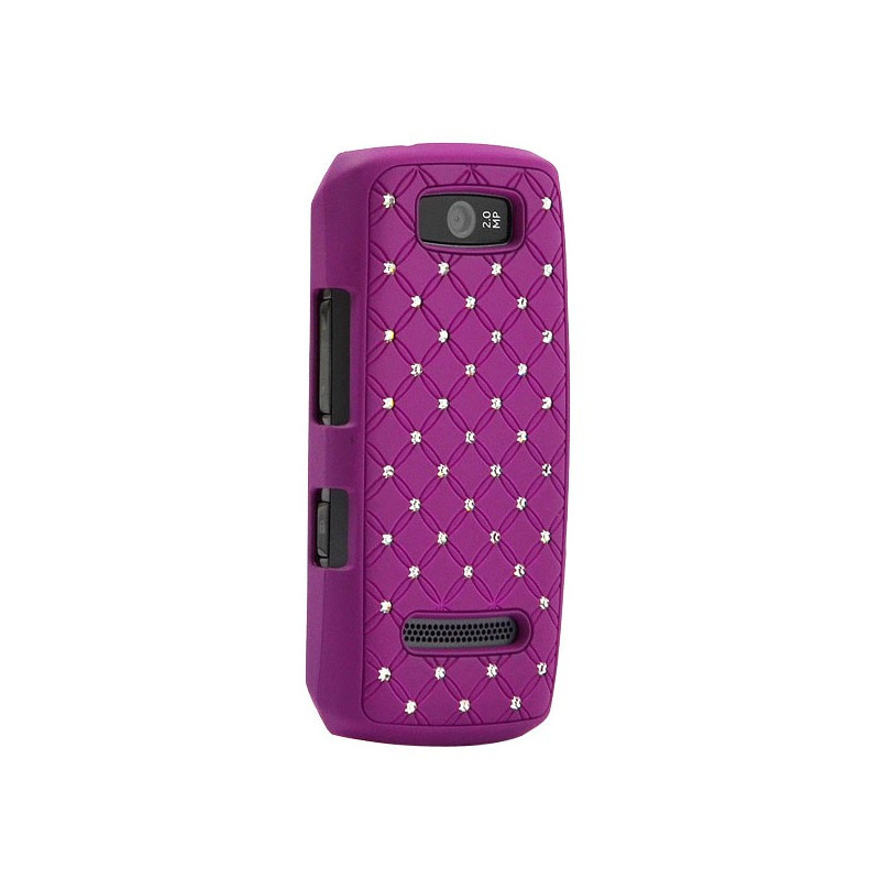 Coque Rigide mini Diamant pour Nokia Asha 305/Asha 306 - Violet