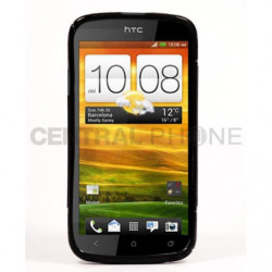 Coque Semi-Rigide en TPU - Design S-Case pour HTC One S - Noir