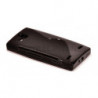 Coque Semi-Rigide en TPU - Design S-Case pour Sony Xperia U - Noir