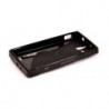 Coque Semi-Rigide en TPU - Design S-Case pour Sony Xperia U - Noir