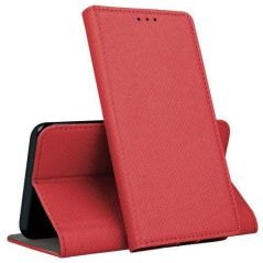 Housse Etui Folio Série Smart Magnet pour Samsung Galaxy J6 - Rouge