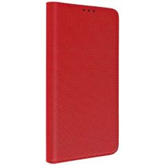 Housse Etui Folio Série Smart Magnet pour Samsung Galaxy J6 - Rouge