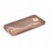 Coque Semi-Rigide en TPU - Design S-Case pour Samsung Galaxy S2 - Gris
