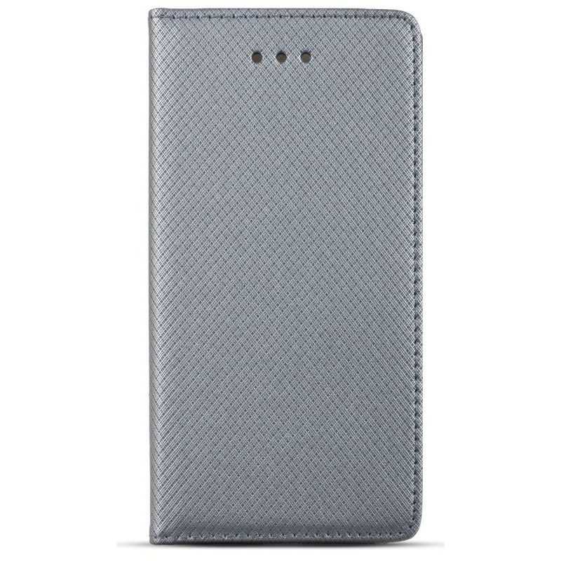 Housse Etui Folio Série Smart Magnet pour SONY Xperia M5 - Gris