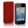 Coque Rigide Perforée pour Apple iPhone 4/4S - Rouge