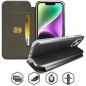 Housse Etui Folio Série Smart Diva Case pour Apple iPhone 12, iPhone 12 Pro - Noir