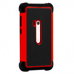 Coque Rigide COVER FUN pour Nokia N9 - Noir et Rouge