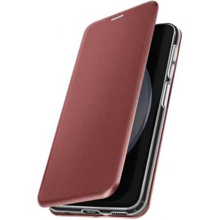 Housse Etui Folio Série Smart Diva Case pour Samsung Galaxy S21 FE 5G - Bordeaux