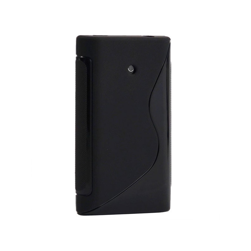 Coque Semi-Rigide en TPU - Design S-Case pour LG Optimus L3 E400/E405 - Noir