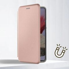 Housse Etui Folio Série Smart Diva Case pour Samsung Galaxy J6 - Rose Or