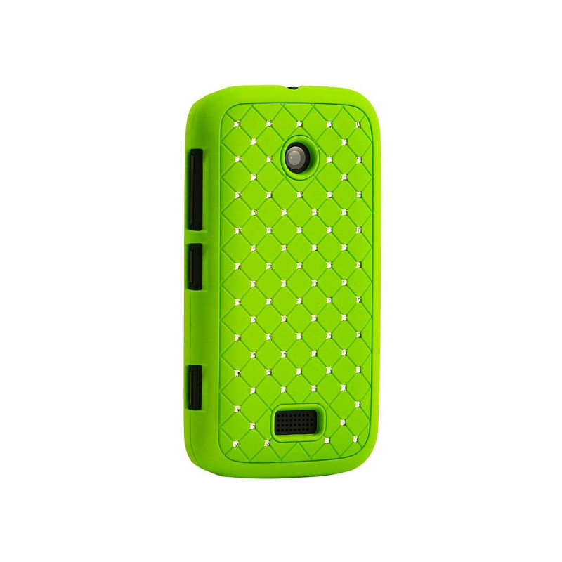 Coque Rigide mini Diamant pour Nokia Lumia 510 - Vert Fluo