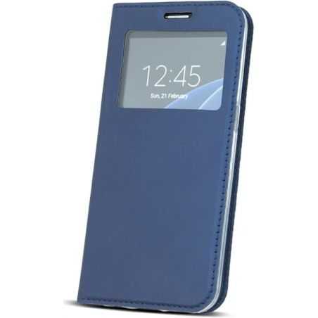 Housse Etui Folio Série Smart Look pour Samsung Galaxy J6 - Bleu