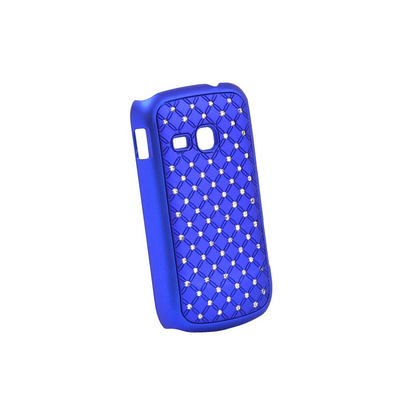 Coque Rigide mini Diamant pour Samsung Galaxy mini 2 (S6500) - Bleu Roi