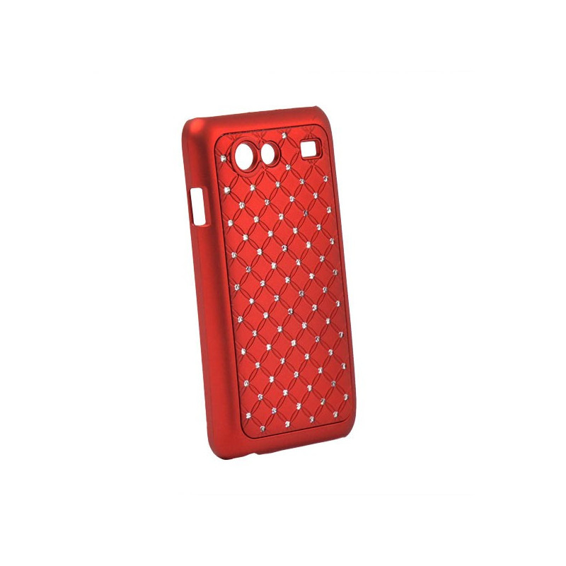Coque Rigide mini Diamant pour Samsung Galaxy S Advance (I9070) - Rouge