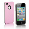 Coque Métalisée pour Apple iPhone 4/4S - Rose Clair