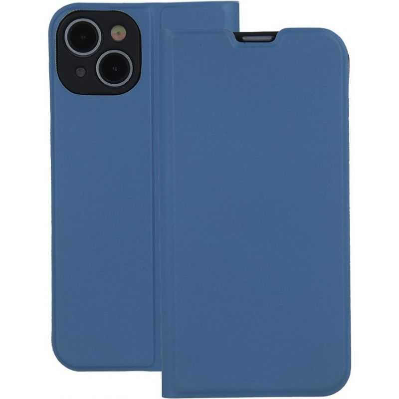 Housse Etui Folio Série Smart Soft Touch pour Apple iPhone 16 Pro - Bleu Clair