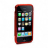Coque Semi-Rigide en TPU - Design S-Case pour Apple iPhone 3G/3GS - Rouge