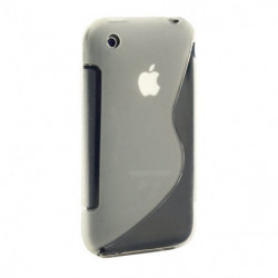 Coque Semi-Rigide en TPU - Design S-Case pour Apple iPhone 3G/3GS - Transparent