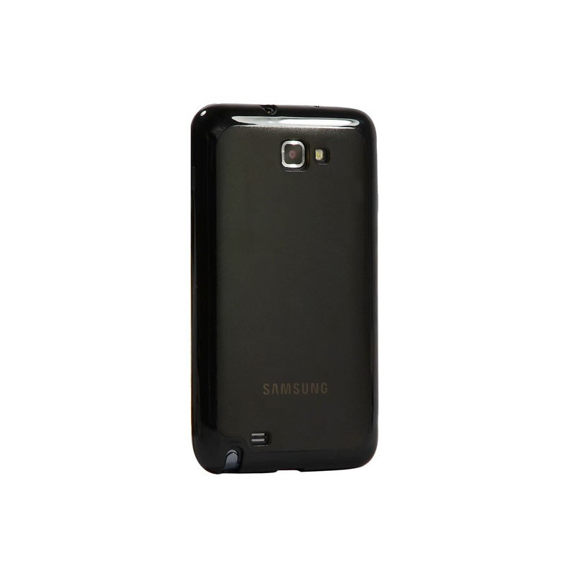 Coque Bi-matiére Grip Case pour Samsung Galaxy Note (N7000) - Fumée