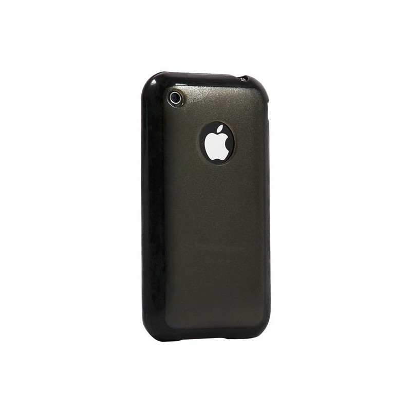Coque Bi-matiére Grip Case pour Apple iPhone 3G/3GS - Fumée