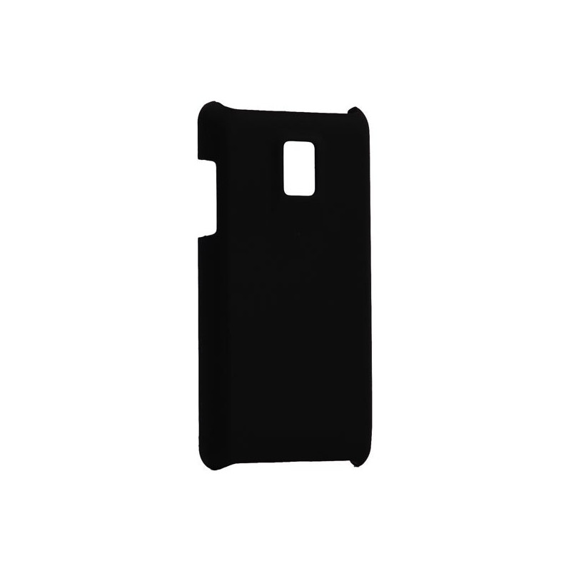 Coque Rigide Soft Touch Touché Gomme pour LG Optimus 2x P990 - Noir