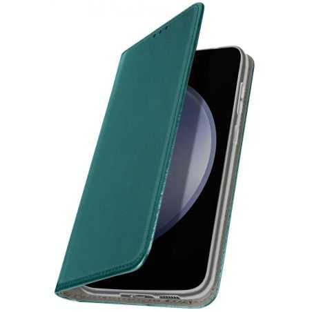 Housse Etui Folio Série Smart Magnetic pour Samsung Galaxy A35 5G - Vert Foncé