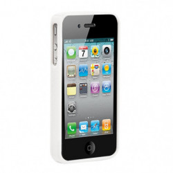 Coque Semi-Rigide en TPU - Design S-Case pour Apple iPhone 4/4S - Blanc