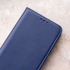 Housse Etui Folio Série Smart Magnetic pour Motorola Moto G13, Moto G23, Moto G53 - Bleu Marine