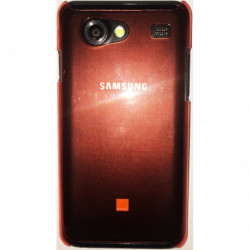 Coque Rigide Translucide - Fine pour Samsung Galaxy S Advance (I9070) - Rouge