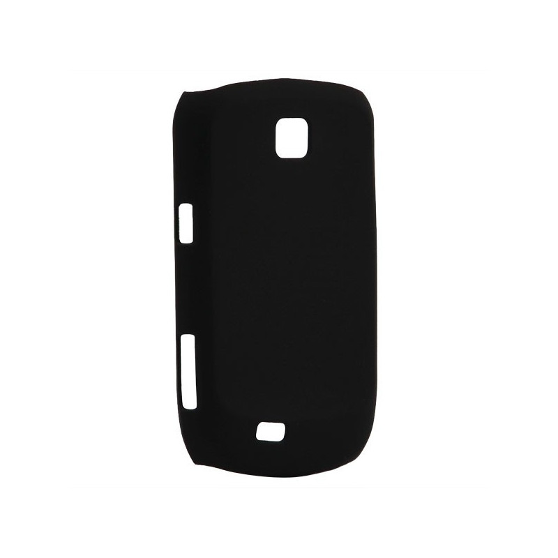 Coque Rigide Soft Touch Touché Gomme pour Samsung Galaxy Mini (S5570) - Noir