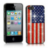 Coque Rigide Strass - Drapeau USA pour Apple iPhone 4/4S