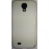 Coque Semi-Rigide - Motif 3D pour Samsung Galaxy S4 - Dos Blanc - Contour Blanc