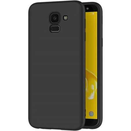 Coque Série Matt TPU Case pour Samsung Galaxy J6 - Noir