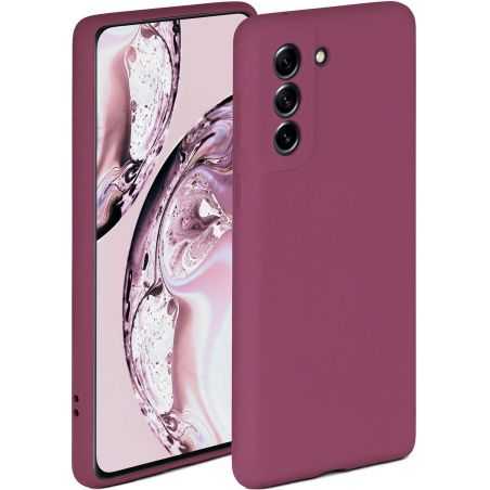 Coque Série Silicone Case pour Samsung Galaxy S21 FE 5G - Violet