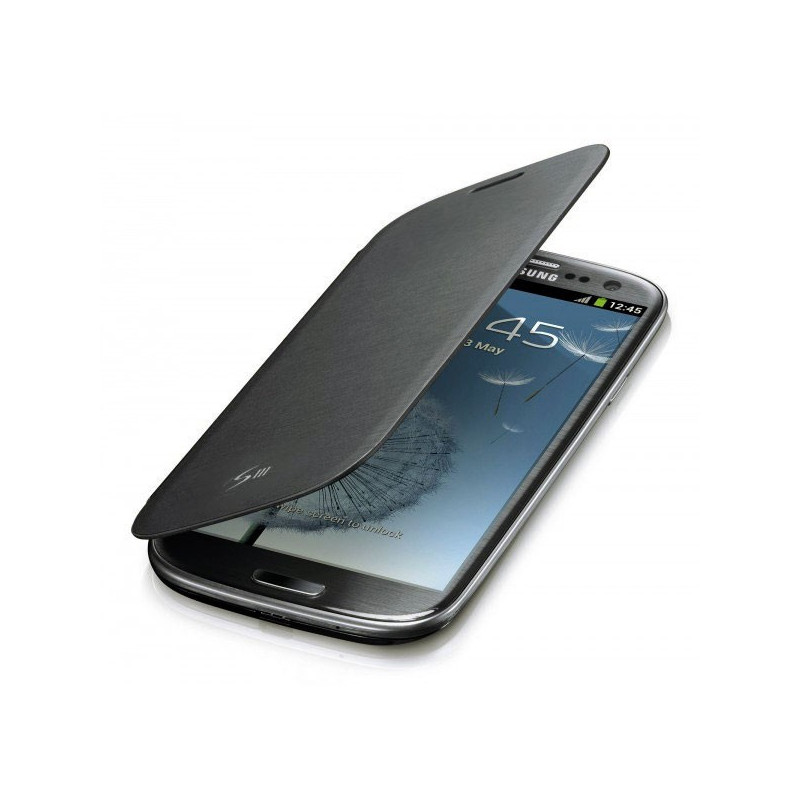 Etui Flip Cover pour Samsung Galaxy S3 - Noir