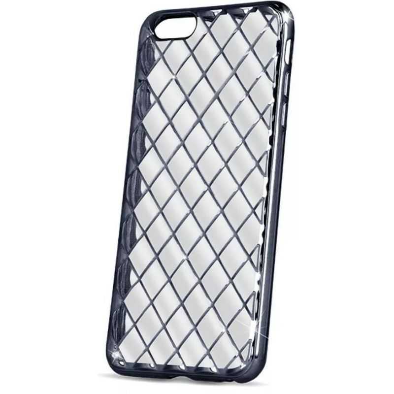 Coque TPU Silicone Série Grille pour Samsung Galaxy S7 - Gris