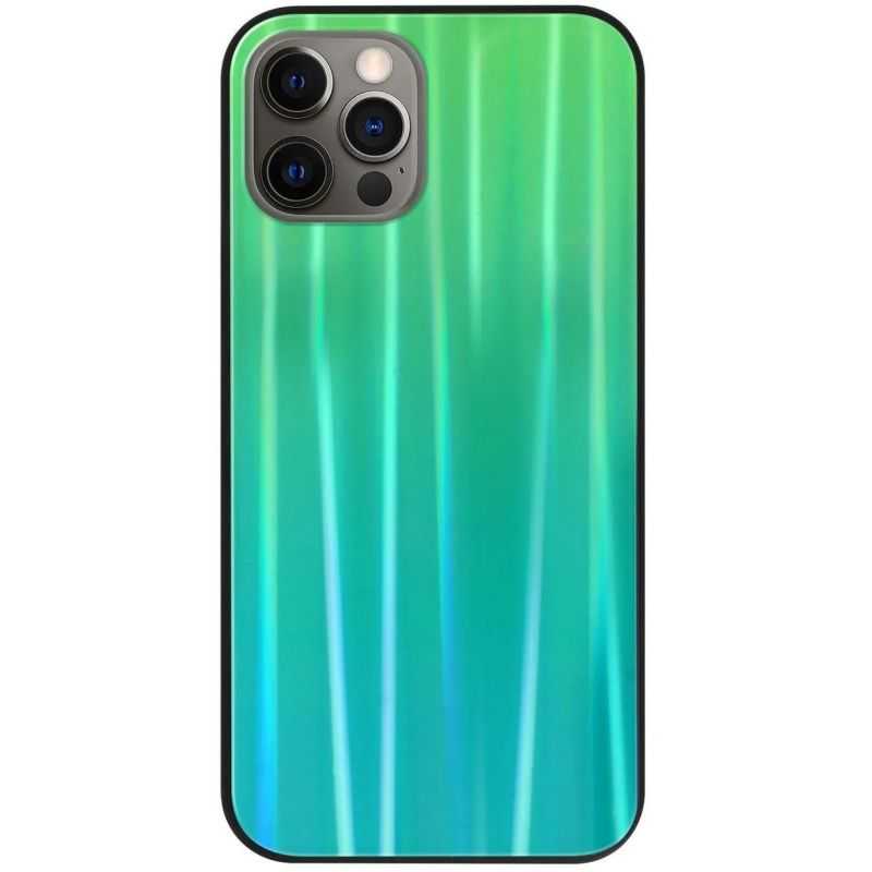 Coque Protection Avec Effet Holographique pour Apple iPhone 12 Pro Max - Vert