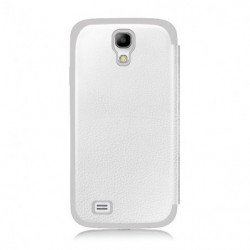 Etui S View Cover en Résine pour Samsung Galaxy S4 mini - Blanc
