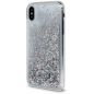 Coque Liquide Pailette éclat scintillant pour Samsung Galaxy A03s - Argent