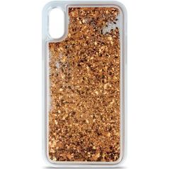 Coque Liquide Pailette éclat scintillant pour Samsung Galaxy S21 FE 5G - Or