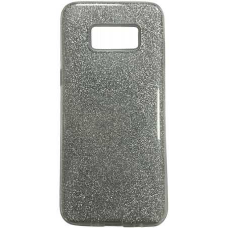 Coque Paillette Série Glitter Case pour Samsung Galaxy J6 - Argent