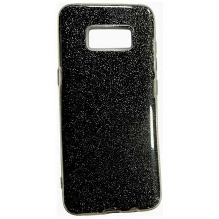 Coque Paillette Série Glitter Case pour Samsung Galaxy J6 - Noir