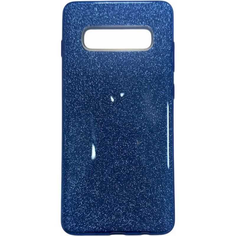 Coque Paillette Série Glitter Case pour Samsung Galaxy S10 - Bleu